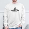 Hamburg Skyline Hamburg Love Sweatshirt Geschenke für alte Männer