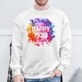 Happy Holi Festival Of Colors Holi Blue Sweatshirt Geschenke für alte Männer