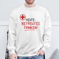 Heute Betreutes Trinken Sweatshirt Geschenke für alte Männer