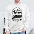 Houseboat Was Auch Immer Auf Dem Hausboat Was Auch Immer Gray S Sweatshirt Geschenke für alte Männer