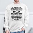 Ich Bin Ein Stolzer Chefonerdammt Tollen Mitarbeitern Gray Sweatshirt Geschenke für alte Männer