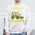 Ich Werde Großer Cousin Bauer Bald Großer Cousin German Sweatshirt Geschenke für alte Männer