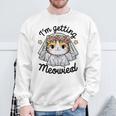 I'm Getting Meowied Bridesmaid Bachelorette Party Kawaii Cat Felpa Regalos para ancianos