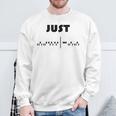 Just Fuck Off Morse Code Sweatshirt Gifts for Old Men