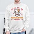 Kinder Ich Bin Jetzt Ein Kindergartenkind Kindergarten Cat German Sweatshirt Geschenke für alte Männer