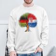 Kroatien Deutschland Flagge Baum Croatian German Sweatshirt Geschenke für alte Männer