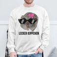 Lecker Kippchen X Sad Hamster Meme Kippe Zigarette Smoking Sweatshirt Geschenke für alte Männer