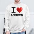 I Love London Souvenir Blue S Sweatshirt Geschenke für alte Männer