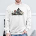 Matterhorn Bekleibung Gray Sweatshirt Geschenke für alte Männer