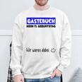 Mein 11St Birthday Wir War Dabei Guestbuch Sweatshirt Geschenke für alte Männer