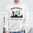 Meine Heimat Glück Auf Zechen Aus Dem Ruhr Region Sweatshirt Geschenke für alte Männer