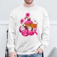 In October We Wear Pink Ghosts & Pumpkins For Breast Cancer Sweatshirt Gifts for Old Men