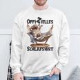 Offizielles Schlaf Zebra Mit Tier Lustig Tiermotiv Sweatshirt Geschenke für alte Männer