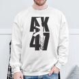 Original Ak47 Kalashnikov Ak-47 Gun Soviet Rifle Sweatshirt Geschenke für alte Männer