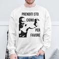 Prenditi Sto Cigno Per Favore Il Mac Trash Italiano Meme Con Collo A Felpa Regalos para ancianos
