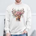 Reh Damen Reh Kostüm Kinder Carnival Reindeer Sweatshirt Geschenke für alte Männer