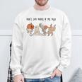 There's Some Horrors In This House Ghost Halloween Sweatshirt Gifts for Old Men