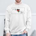 Silhouette Kenya Flag Michelangelo Hands Kenya Sweatshirt Geschenke für alte Männer