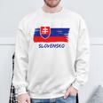 Slovak Flag Slovakia Team Fan Jersey Sweatshirt Geschenke für alte Männer