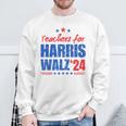 Teachers For Harris Walz 2024 Presidential Election Kamala Sweatshirt Gifts for Old Men