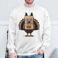 Thanksgiving Turkey Disguised As A Dog Sweatshirt Gifts for Old Men