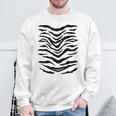 Tiger Costume Pattern Tiger Costume Tiger Pattern Animal Costume Orange Sweatshirt Geschenke für alte Männer