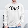 Top That Says The Name Yuri Niedliche Erwachsene Kinder Grafik Sweatshirt Geschenke für alte Männer