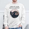 Wenn Das Lecker Bierchen Scheppert X Pedro Raccoon Meme Sweatshirt Geschenke für alte Männer