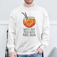 Wer A Sagt Muss Auch Perol Sagen X New Holy Aperoli Fun Sweatshirt Geschenke für alte Männer