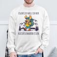 Will Nur Kaiserschmarrn Essen Bergsteiger Wanderer Sweatshirt Geschenke für alte Männer