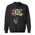 10 Anni Compleanno Bambino Astronauta 10 Compleanno Felpa