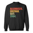 20 Jahreerheiratet Beste Ehefrau Seit 2004 20Hochzeitstag Sweatshirt