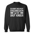 3 Children's Du Kann Mich Nicht Fricken Ich Habe Drei Sweatshirt