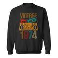 48 Compleanno Donna Uomo 48 Anniintage 1974 Felpa