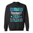 Abitur 2024 Geschafft Lizenz Zum Klugscheißen Sweatshirt