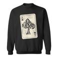 Ace Of Spades We're All Mad Here Alice In Wonderland Sweatshirt