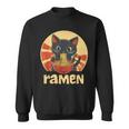 Anime Cat Ramen Kawaii Japanese Cat Kawaii Manga Sweatshirt