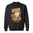 Anime Giapponese Con Grafica Ramen Cat Sushi Kawaii Felpa