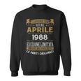 Aprile 1988Intage Maglia 36 Compleanno Anni Uomo Donna Felpa