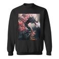 Art Sur Le Thème Du Dragon Japonais Mignon Sweater e