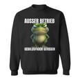 Außer Berieb Geduldsfaden Gerissen Frosch Monday Sweatshirt