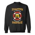 Bademeister Macht Bierpause Meer Swimming Pool Sweatshirt