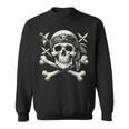 Bandana Pirata Con Teschio E Ossa Incrociate Felpa