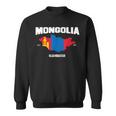 Bandiera Della Mongolia Mongolia Mappa Festa Nazionale Mongola 2024 Felpa