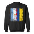 Bandiere Argentine Colombiane Argentina Colombia Pride Roots Felpa