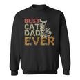 Best Cat Dad Ever Retro Style Cat Daddy Lover Felpa
