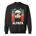 Bester Papa Alpapa Alpaka Frischgebackener Papaatertag Sweatshirt