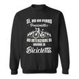 Bicicletta Divertenti Ciclista Bici Piano Pensionistico Felpa