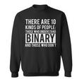 BinaryComputer Programmer Nerd Geek Sweatshirt