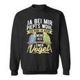 Budgie Ja Bei Mir Piept's Bird Sweatshirt